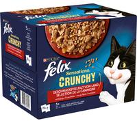 Felix Sensations Crunchy - Selezioni Deliziose- 10x85 g + 40 g - 890 g