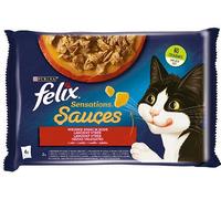 Felix Sensations Sauces selezione carnosa - tacchino e agnello 4 x 85 g