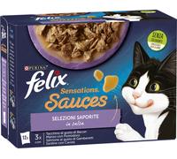 Felix Sensations Sauces Cat Busta Multipack 12x85G MIX CARNE E PESCE