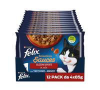FELIX Sensations Sauces Selezioni Saporite (Tacchino&bacon/manzo&pomodoro) | Lin
