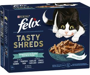 Felix Sfilaccetti Rustici - Selezioni con Pesci - 10x80 g - 800 g