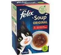 Felix Soup selezione carnosa - manzo, pollo e agnello 6 x 48 g