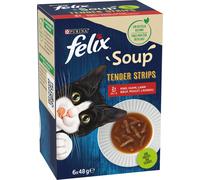 Felix Soup Tender Stripes selezione carnosa 6 x 48 g