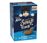 Felix Soup Tender Stripes selezione di pesce 6 x 48 g