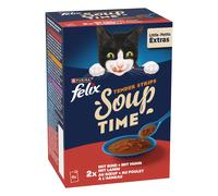 Felix Soup Tender Stripes selezione carnosa 6 x 48 g