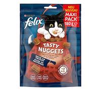FELIX Tasty Nuggets - Spuntini per gatti con agnello, 6 x 180 g