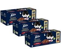 FELIX Tasty Shreds Cat Busta Mix Carne KIT RISPARMIO 132X80G