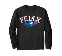 Felix The Cat Americana Catch Baseball Maglia a Manica