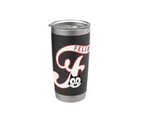 Felix The Cat Americana Script Logo Bicchiere termico in acciaio inox doppia parete