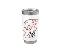 Felix The Cat Americana Script Logo Bicchiere termico in acciaio inox doppia parete