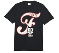Felix The Cat Americana Script Logo Comfort Colors Adult Heavyweight T-Shirt