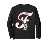 Felix The Cat Americana Script Logo Maglia a Manica