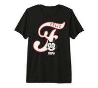 Felix The Cat Americana Script Logo Maglietta Premium