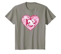 Felix The Cat Heart Comic Fill Maglietta, Bambini, Ardesia, 4 Anni