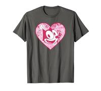 Felix The Cat Heart Comic Fill Maglietta, Uomo, Asfalto, XXL