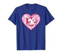 Felix The Cat Heart Comic Fill Maglietta, Uomo, Blu Reale, 3XL
