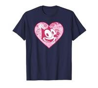Felix The Cat Heart Comic Fill Maglietta, Uomo, Navy, M