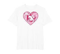 Felix The Cat Heart Comic Fill Maglietta, Uomo Taglie Grandi, Bianco, 2X Tall