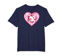 Felix The Cat Heart Comic Fill Maglietta, Uomo Taglie Grandi, Navy, 4X Tall