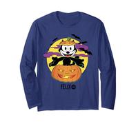 Felix The Cat Jack-O’-Lantern Halloween Maglia a Manica