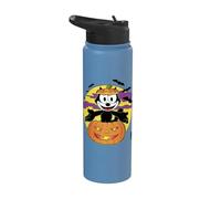 Felix The Cat Jack-O’-Lantern Halloween Stainless Steel Insulated Water Bottle