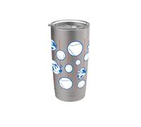 Felix The Cat Pinstripe Baseball All Over Print Bicchiere termico in acciaio inox doppia parete