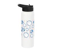Felix The Cat Pinstripe Baseball All Over Print Stainless Steel Insulated Water Bottle
