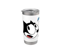 Felix The Cat Scaredy-Cat Halloween Bicchiere termico in acciaio inox doppia parete