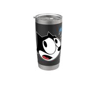 Felix The Cat Scaredy-Cat Halloween Bicchiere termico in acciaio inox doppia parete
