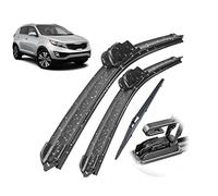 FELIXE Kit Spazzole Tergicristallo Anteriore E Posteriore per KIA Sportage SL 2010-2015 Spazzole Parabrezza Parabrezza 24"+18"+12"
