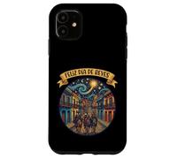 Feliz Día de Reyes Scena di strada notturna Reyes Magos Custodia per iPhone 11