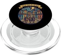 Feliz Día de Reyes Scena di strada notturna Reyes Magos PopSockets PopGrip per MagSafe