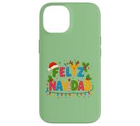 Feliz Navidad 2025 Matching Family Spanish Mexican Christmas Custodia per iPhone 14
