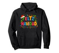 Feliz Navidad 2025 Matching Family Spanish Mexican Christmas Felpa con Cappuccio