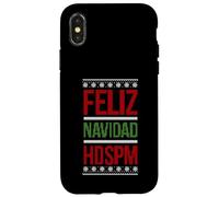 Feliz Navidad Belico Mexican Tumbado Christmas Latinx Mexico Custodia per iPhone X/XS