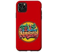 Feliz Navidad Buon Natale Espanol Graffiti Custodia per iPhone 11 Pro Max