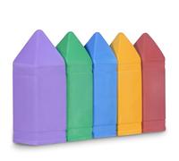 FELIZROCA Gessi giganti per bambini piccoli, caramelle, confezione da 5, multicolore, non tossico, per esterni, disegno
