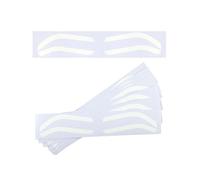 Fellflying Adesivi per sopracciglia, stencil per sopracciglia - Shaper del sopracciglio per donne kit stencil | Modelli ausiliari da 50 coppie, manutenzione di adesivi aerogrammi di aerografo