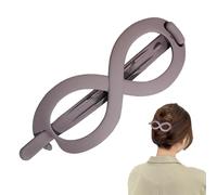 Fellflying Fermaglio per capelli ovale francese, fermagli per capelli twist per capelli sottili | Mollette per capelli antiscivolo Porta coda di cavallo per - Fermagli per capelli con presa