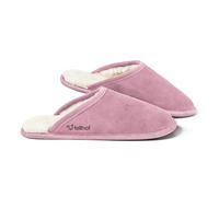 Fellhof Pantofole di lana e pelle di agnello TRENDY da donna e uomo, in vera pelle di agnello, per inverno e estate, rosa., 40/41 EU