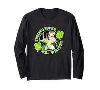 Felling Lucky Mr. White Shamrock St. Patrick's Day TV Show Maglia a Manica