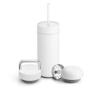 Fellow Carter Bundle (16oz Move, Carry, Cold lid w/Straw), Matte White