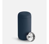 Fellow Carter Move - Tazza da viaggio - Tazza da caffè e tè in acciaio inossidabile con isolamento sottovuoto con interno in ceramica e paraspruzzi, blu pietra, tazza da 355 ml