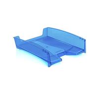 Fellowes 0008601 Vaschetta Portacorrispondenza Green2Desk, Trasparente/Blu