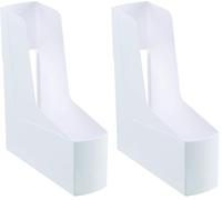 Fellowes 0017101 Portariviste Green2Desk, Bianco (Confezione da 2)