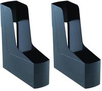 Fellowes 0017301 Portariviste Green2Desk, Nero (Confezione da 2)