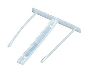 Fellowes 00895 Confezione Fastener Rilegatori, Passo 80 mm, Confezione da 100 Pezzi, Bianco