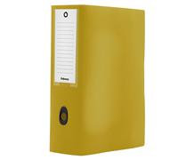 FELLOWES - 100102114 - Scatola progetto Plus HOLOS - 25x35 cm - dorso 10 cm - giallo sabbia - Fellowes - 103172 - Conf. da 1 Pz. - 100102114