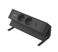 Fellowes 100137182 prolunghe e multiple 2 m 2 presa(e) AC Interno Nero