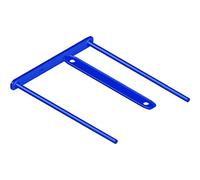 Fellowes 1189401 - Set di 100 clip per archivio Bankers Box 10 cm blu - NUOVO